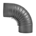 Dūmtraukio alkūnė HECHT PIPE CURVE 13, 130 mm