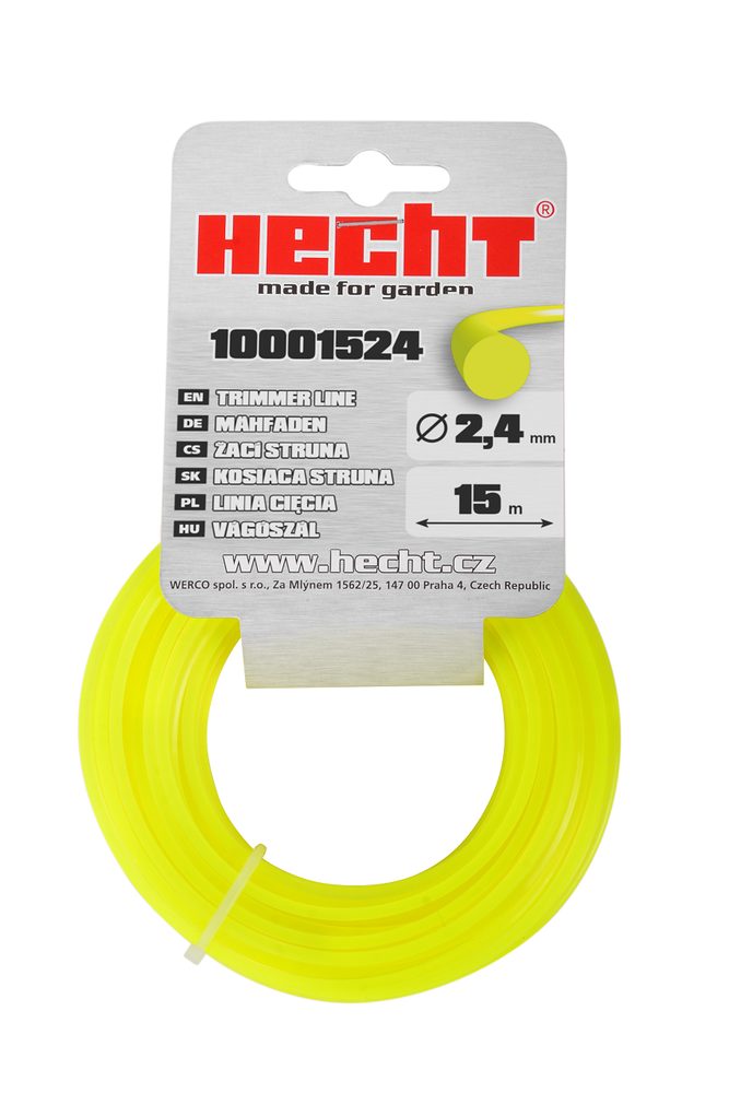 Žoliapjovės valas HECHT 10001524, 2,4 mm x 15 m