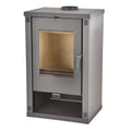 Malka kūrenama krosnelė HECHT SOLIS GREY, 9 kW