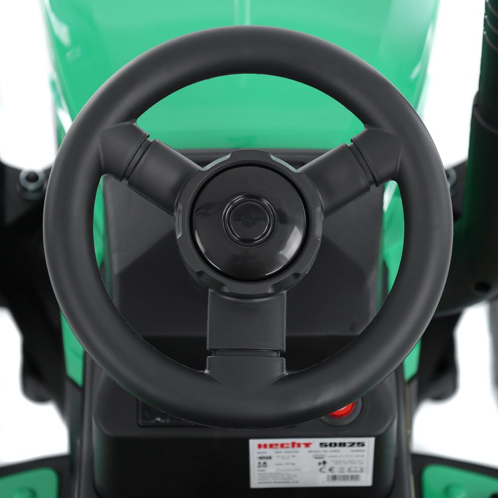Akumuliatorinis traktorius vaikams HECHT 50825 GREEN, 2x35 W