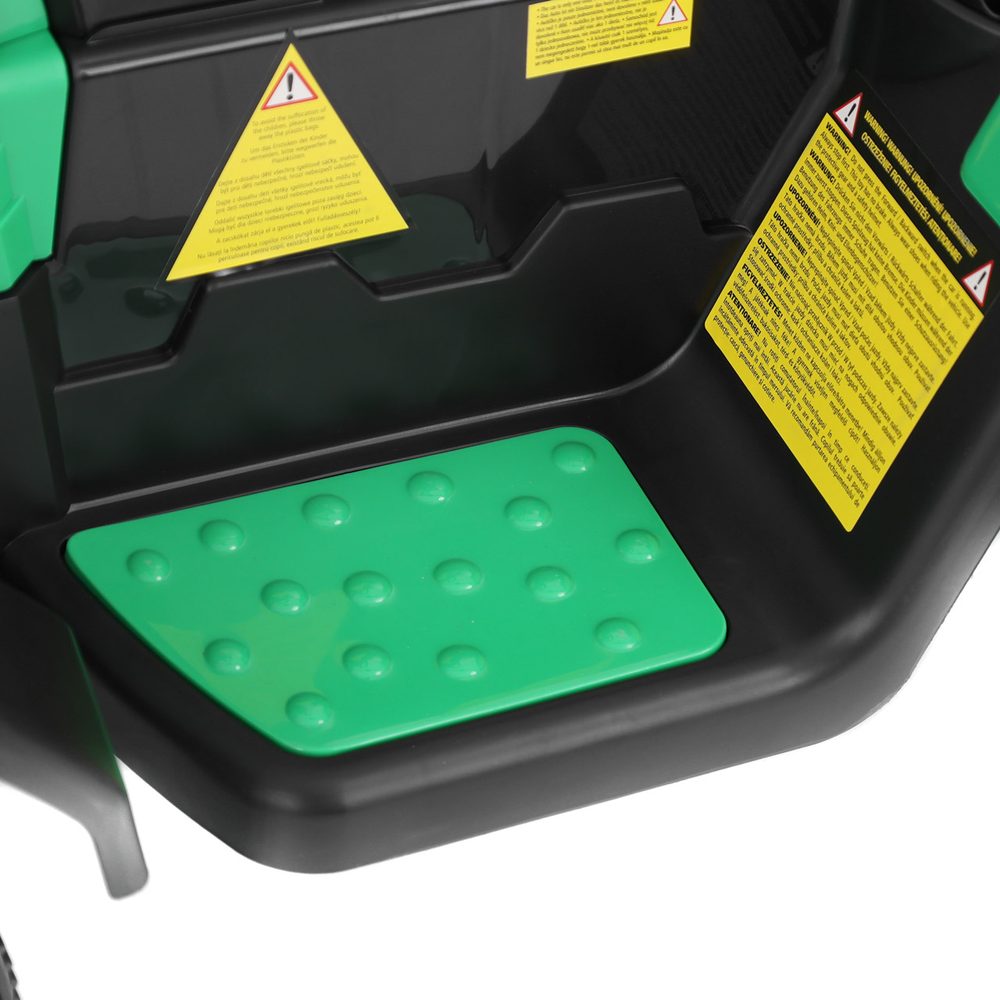 Akumuliatorinis traktorius vaikams HECHT 50825 GREEN, 2x35 W
