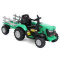 Akumuliatorinis traktorius vaikams HECHT 50825 GREEN, 2x35 W