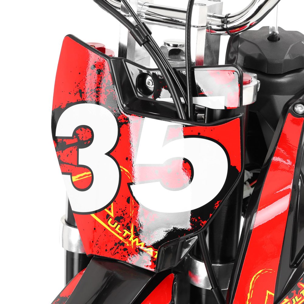 Benzininis krosinis motociklas HECHT 51126 RED, 125 cm³