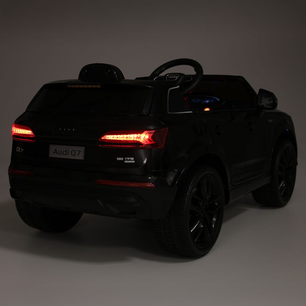 Vaikiškas elektromobilis Audi Q7, juodas