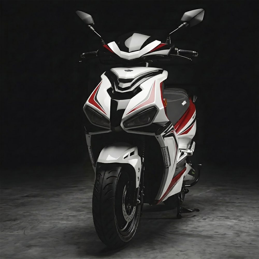 Elektrinis motoroleris HECHT EQUIS WHITE, baltas