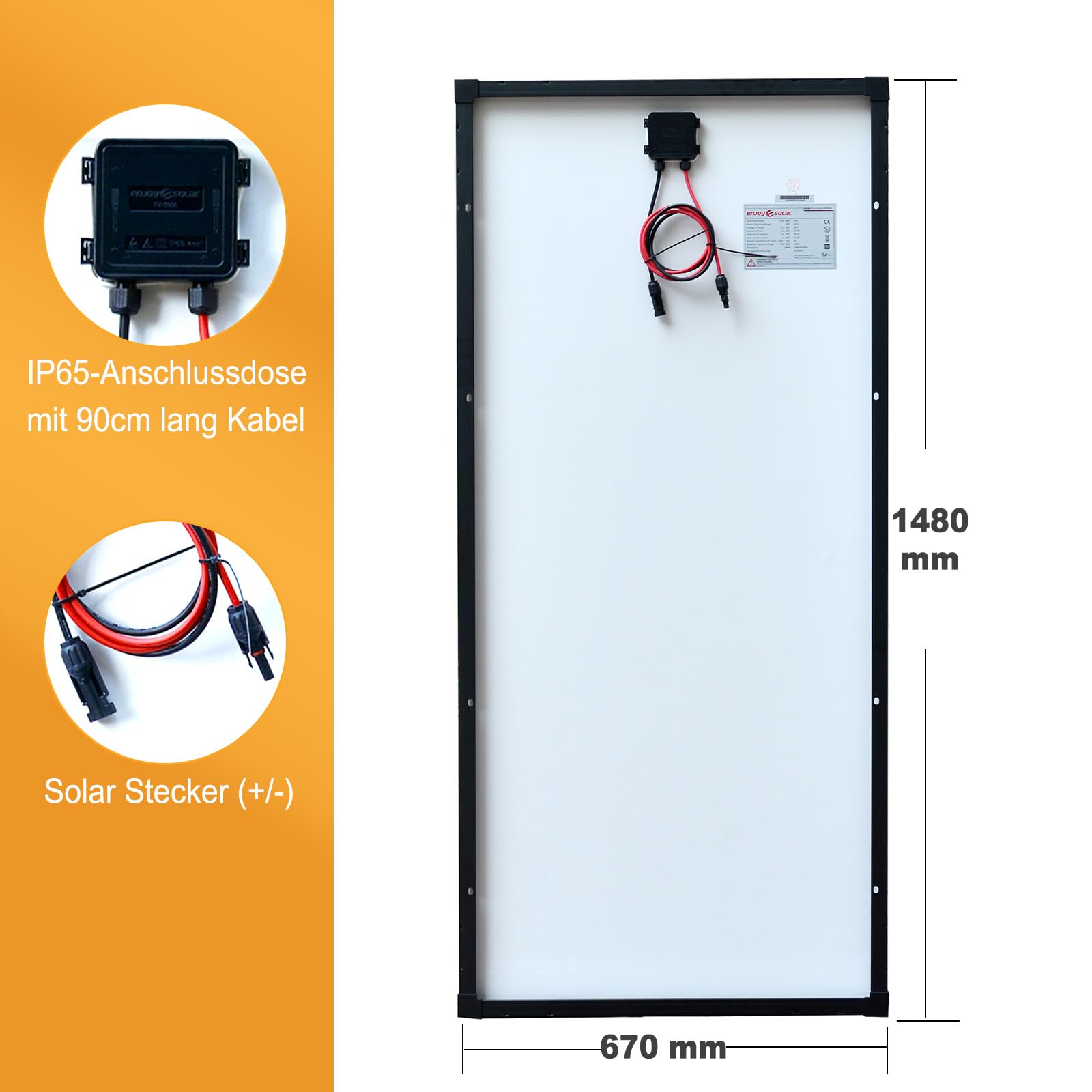 Enjoy solar® Saulės panelės 12V