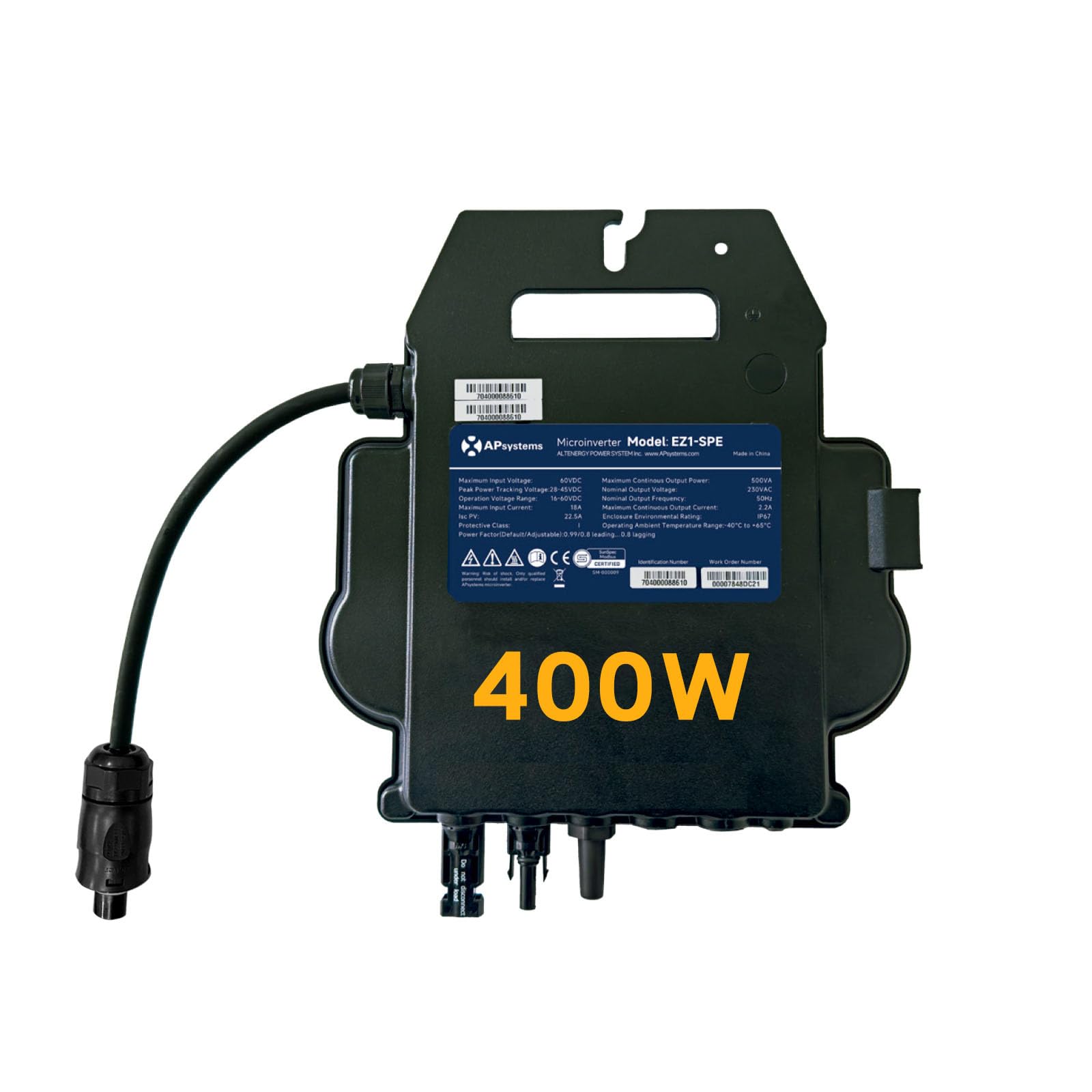 APsystems EZ1 mikroinverteriai saulės elektrinėms