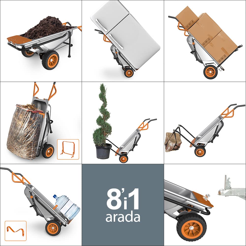 WORX Aerocart WG050 8-in-1 daugiafunkcinis karutis