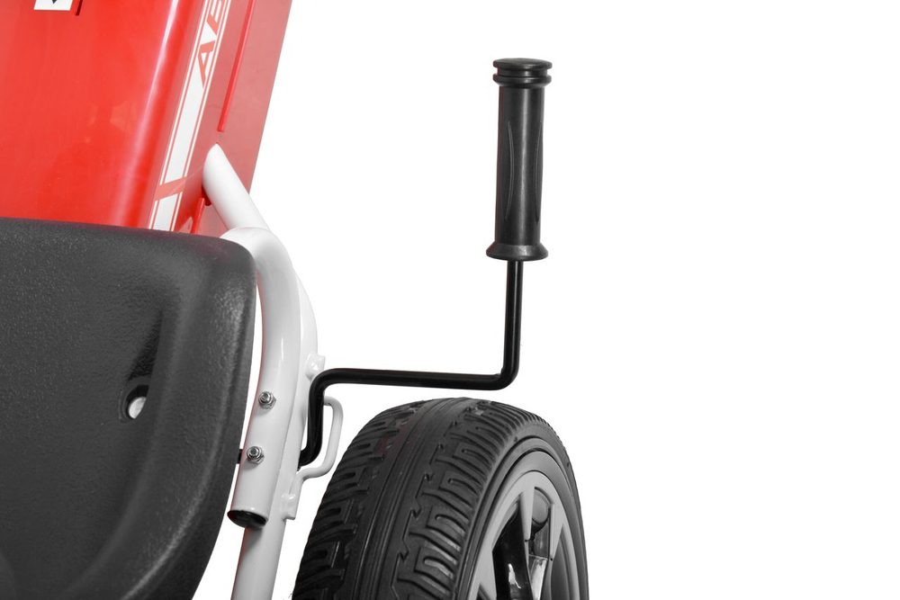 Vaikiškas pedalinis kartingas Abarth, Raudonas