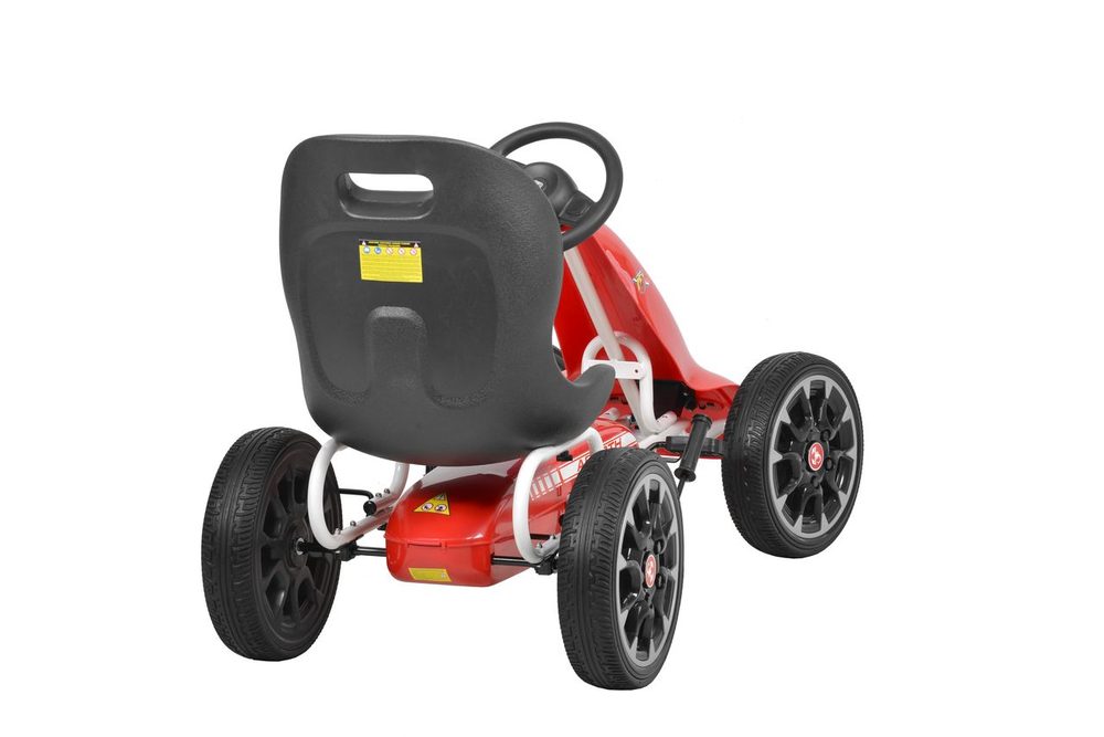Vaikiškas pedalinis kartingas Abarth, Raudonas