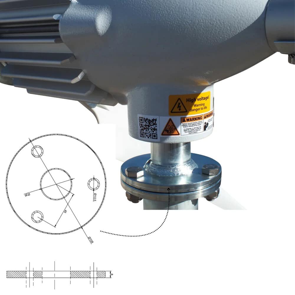 Istabreeze i-1500 48V vėjo jėgainė su valdikliu