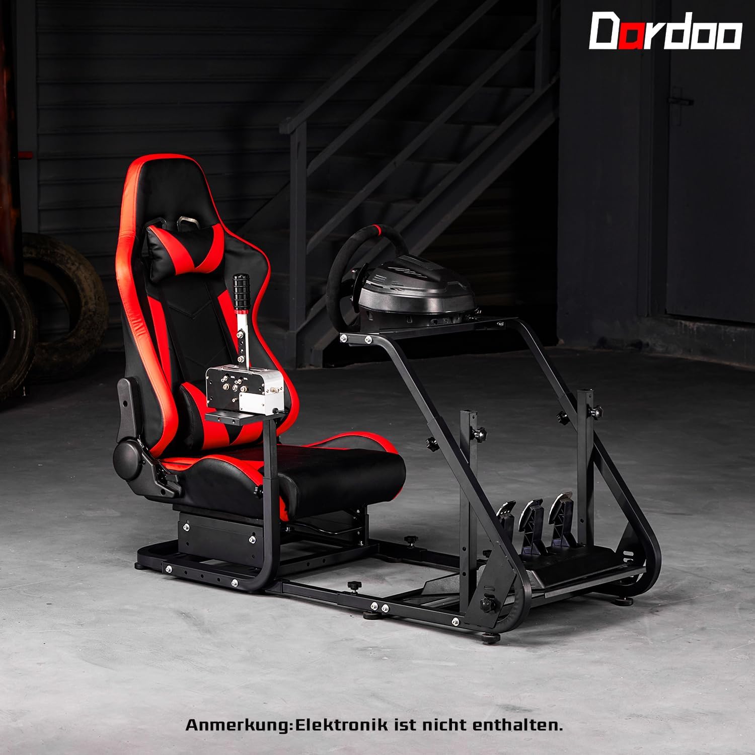 Reguliuojamas Racing Wheel stovas Logitech, Fanatec, Thrustmaster, PS4
