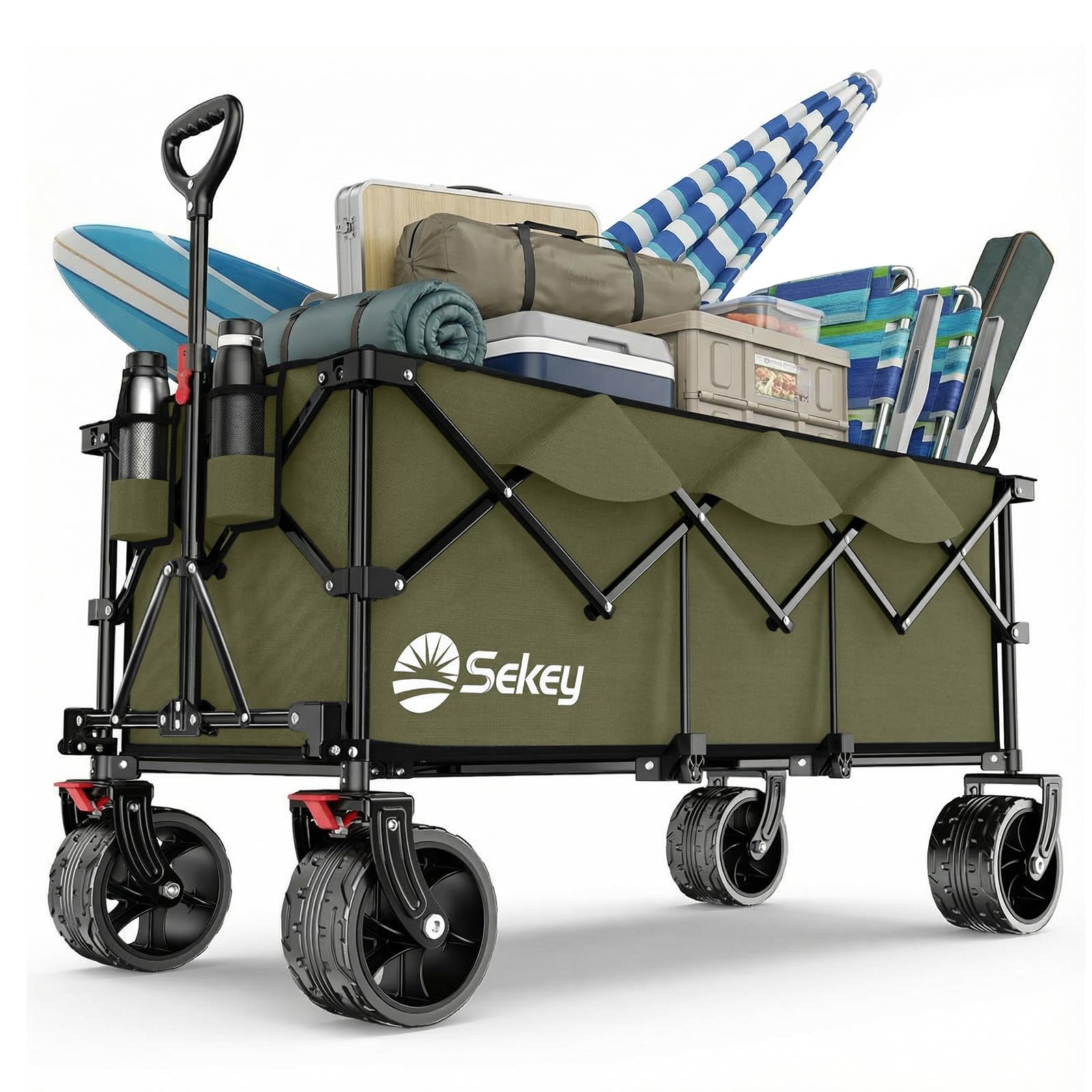Sekey sulankstomi transportavimo vežimėliai