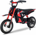 Vienvietis elektrinis motociklas vaikams, raudonas