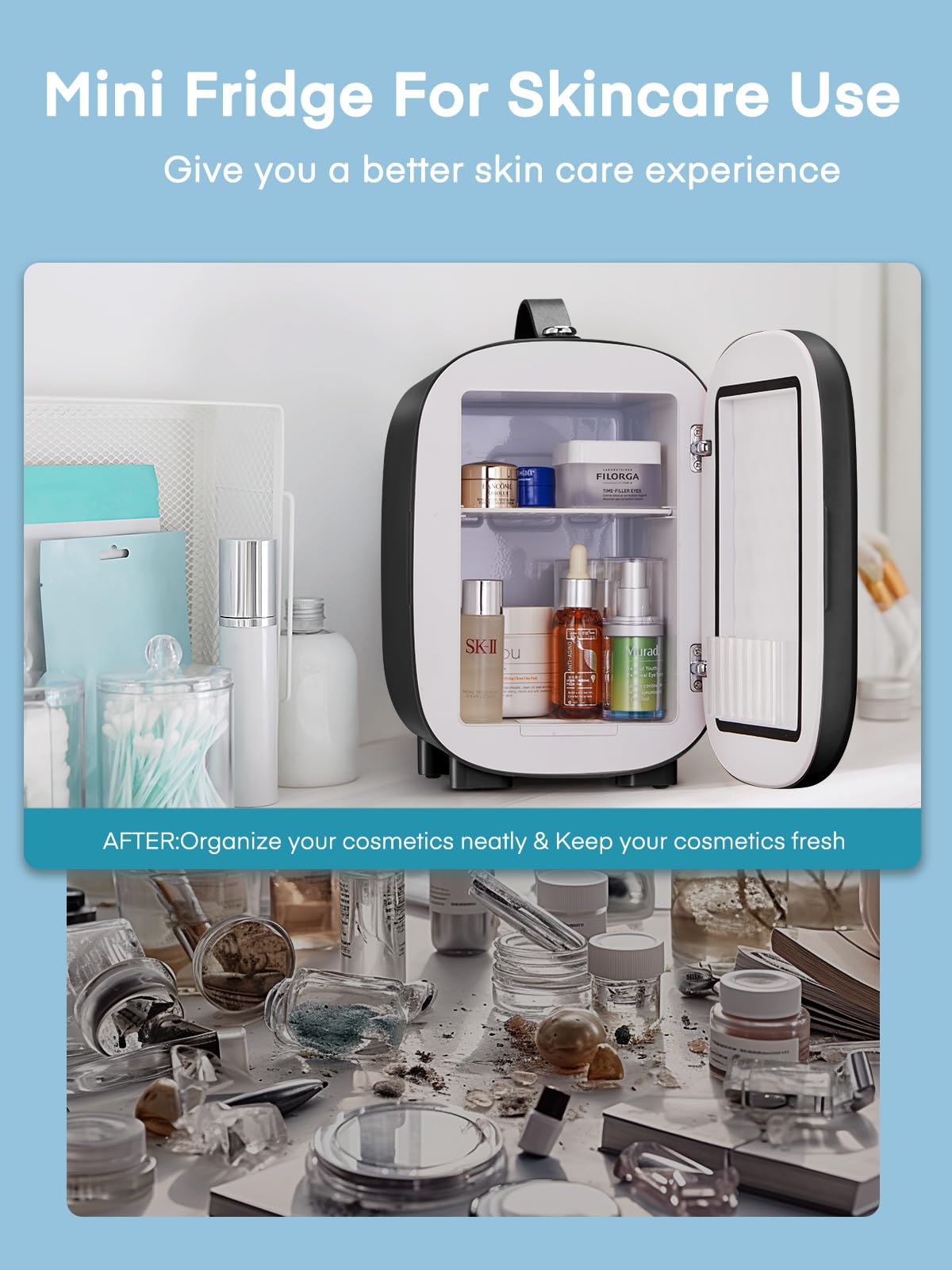FOHERE 5 litrų mini šaldytuvas