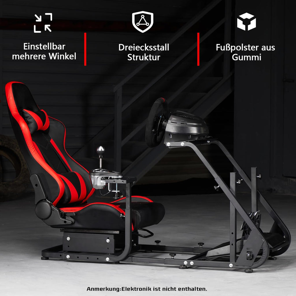 Reguliuojamas Racing Wheel stovas Logitech, Fanatec, Thrustmaster, PS4