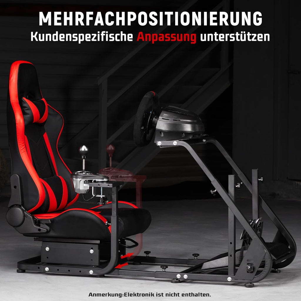 Reguliuojamas Racing Wheel stovas Logitech, Fanatec, Thrustmaster, PS4