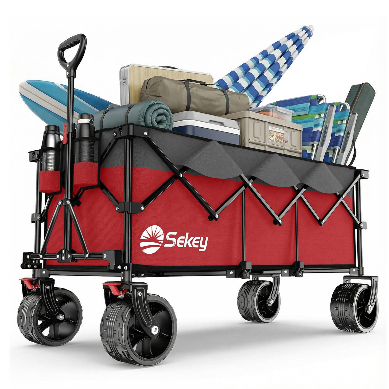 Sekey sulankstomi transportavimo vežimėliai