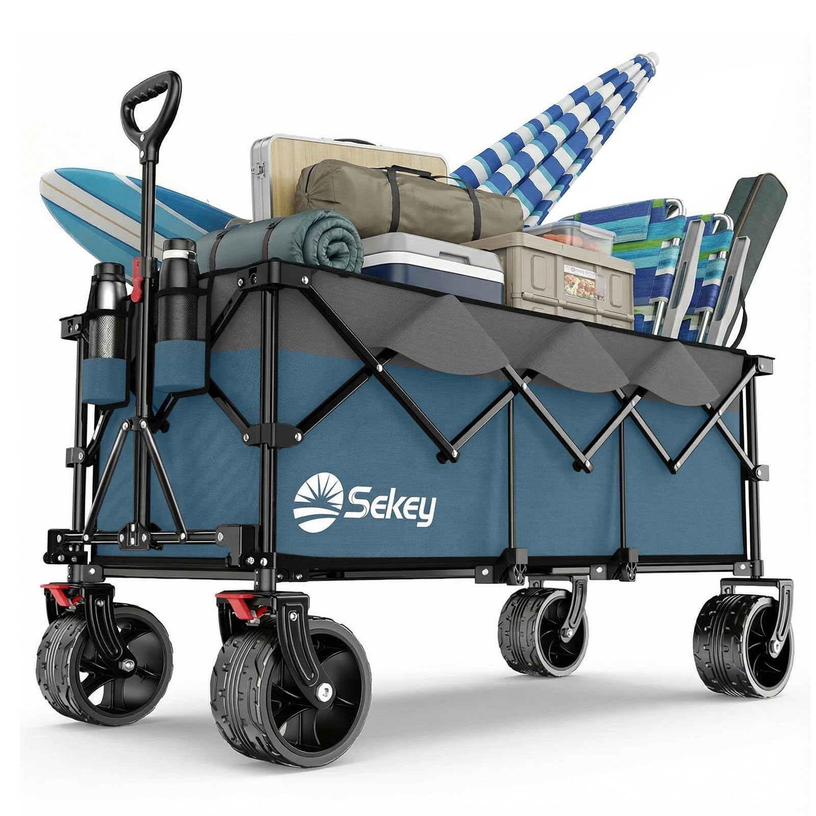 Sekey sulankstomi transportavimo vežimėliai