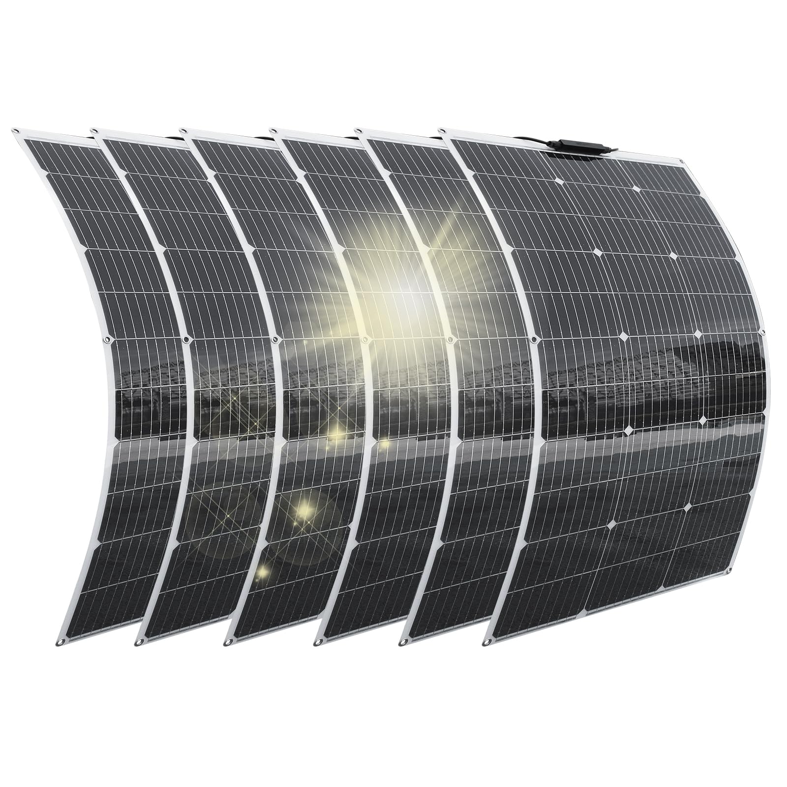 100 W 18 V lanksti monokristalinė saulės panelė – lankstus saulės modulis 12 V akumuliatoriams