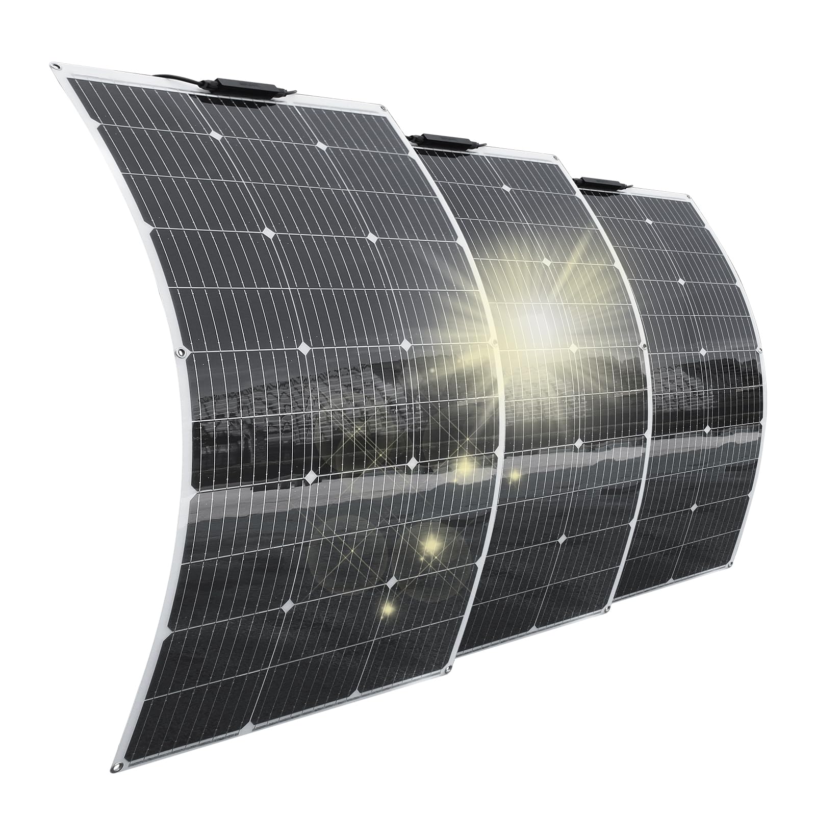 100 W 18 V lanksti monokristalinė saulės panelė – lankstus saulės modulis 12 V akumuliatoriams