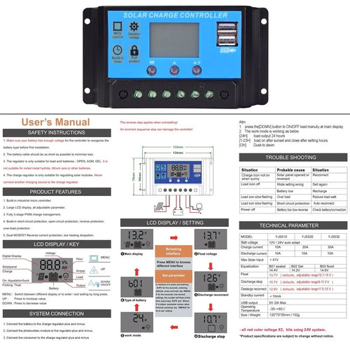 200 W lankstus saulės modulis su 20A 12/24V įkrovimo valdikliu