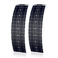 Pusiau lanksčios monokristalinės saulės panelės 100W (2x50W)