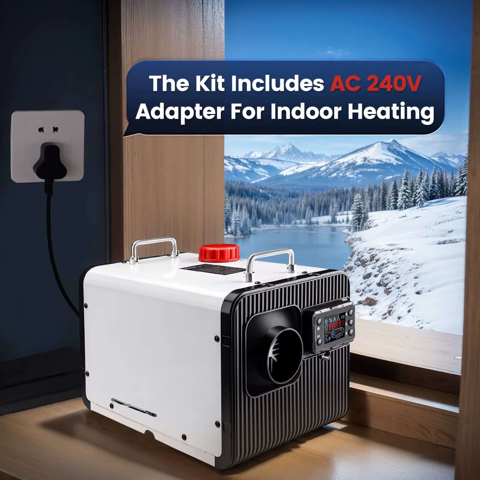 Dyzelinis šidytuvas KROAK, 5–8 kW, 240V, App