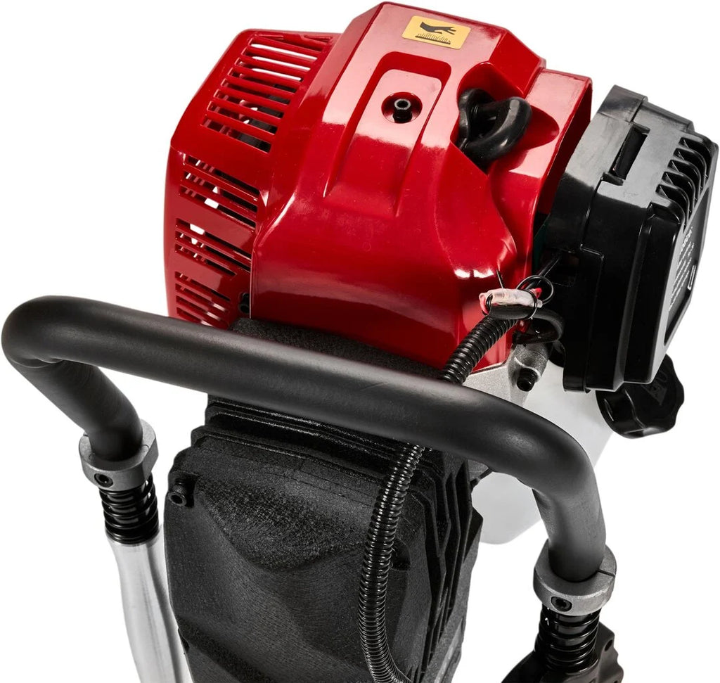 Dvitaktis, benzininis greito polių kalimo įrenginys Kraft & Dele KD11923, 49/69/100 mm stulpams, 50J, 1,9 kW, 2850 dūžių per minutę