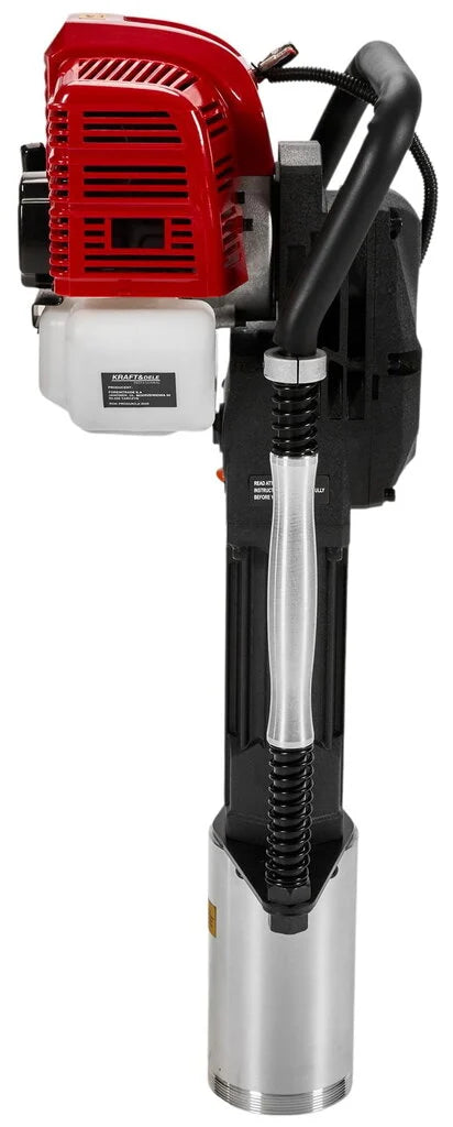Dvitaktis, benzininis greito polių kalimo įrenginys Kraft & Dele KD11923, 49/69/100 mm stulpams, 50J, 1,9 kW, 2850 dūžių per minutę