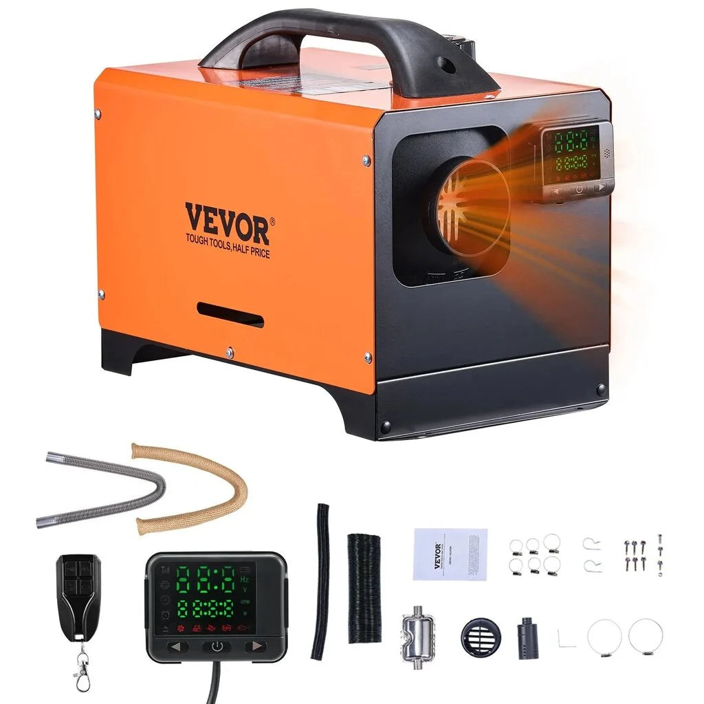 Dyzelinis šildytuvas Vevor 8 kW DC 12 V/24 V