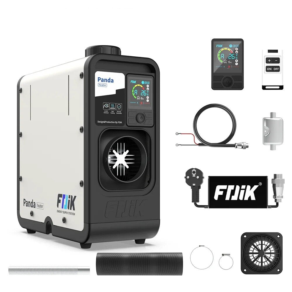 Fdik U7 dyzelinis šildytuvas 8kW 12/24V su Bluetooth