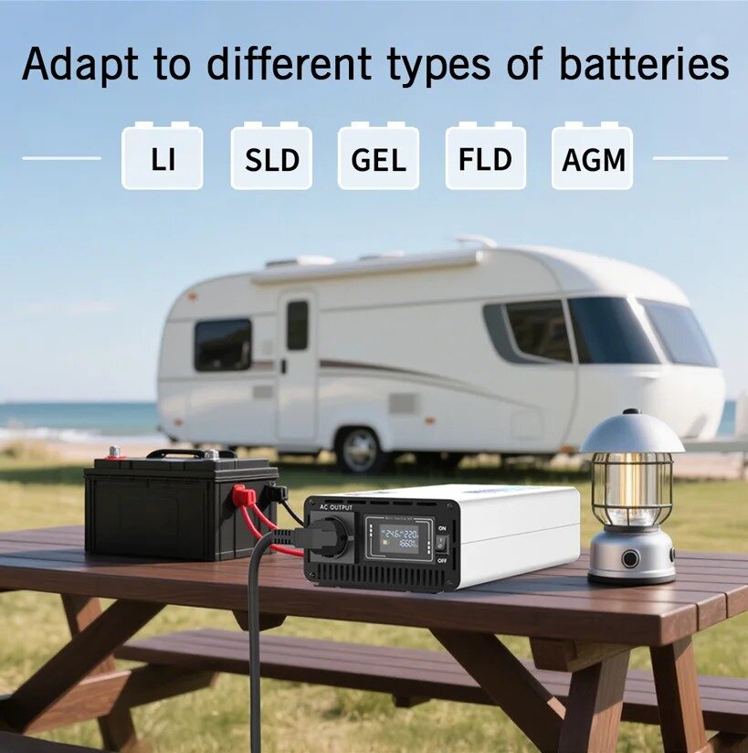 Grynos sinuso bangos inverteris FDIK S3, 4000 W 24V