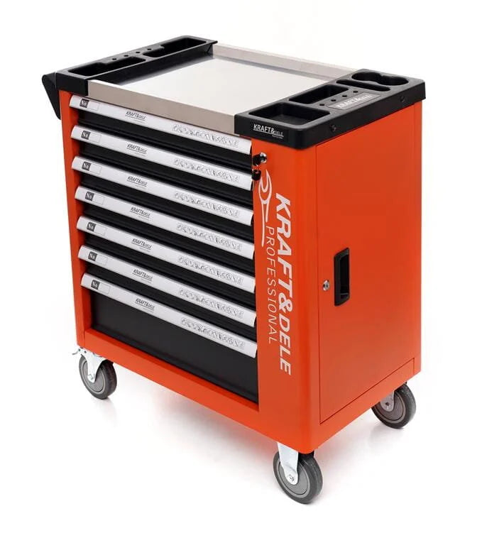 Įrankių spintelė 258 dalių Kraft & Dele KD1067