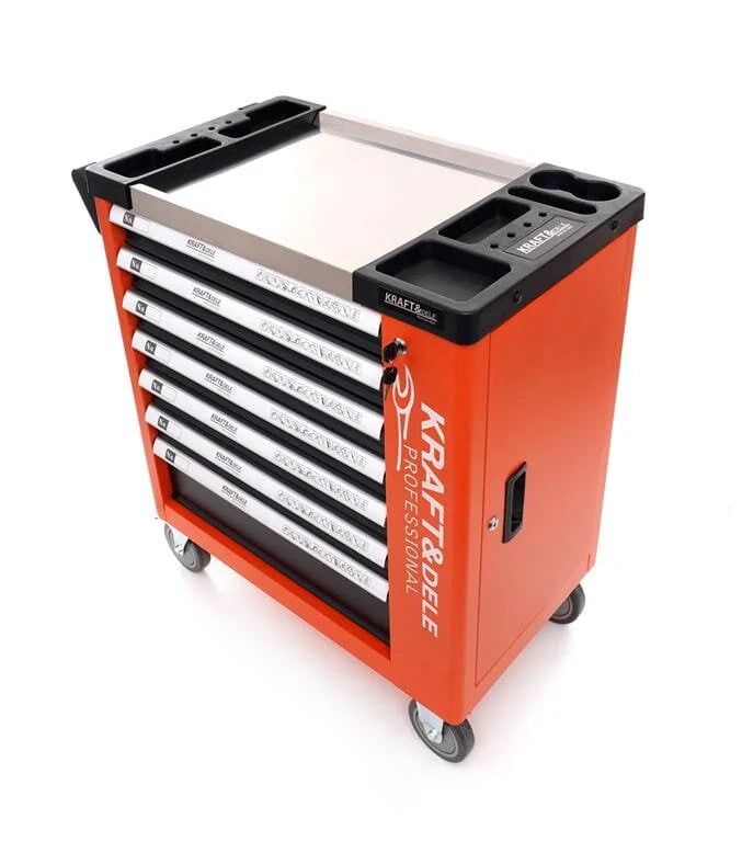 Įrankių spintelė 258 dalių Kraft & Dele KD1067
