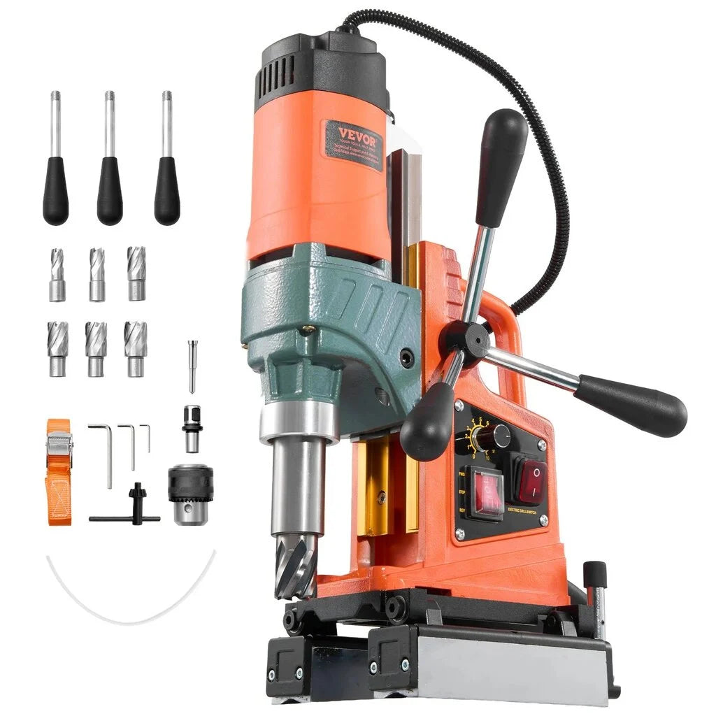 Magnetinės gręžimo staklės 1400 W 50 mm 6 grąžtai