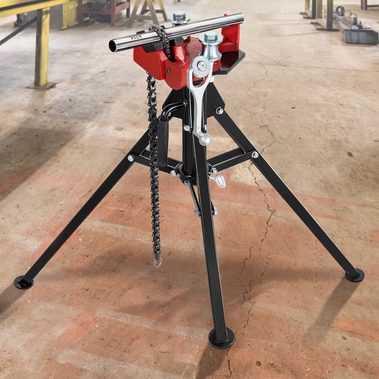 Grandininis vamzdžių spaustuvas su stovu VEVOR TP-425, 1/8"-5" talpa