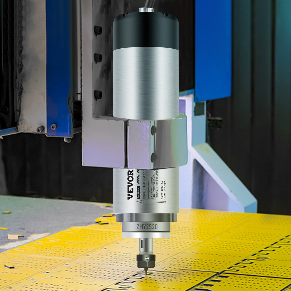 CNC špindelis VEVOR 1.5KW, Oru aušinamas