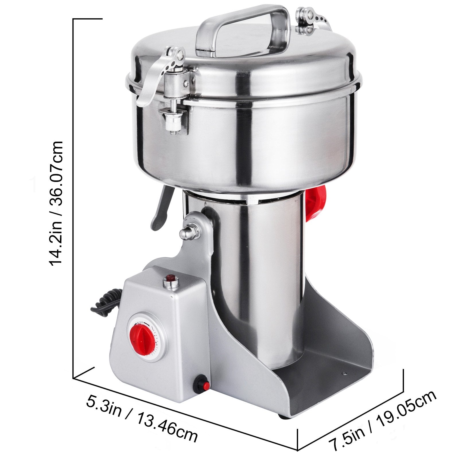 Elektrinis grūdų malūnas VEVOR 1 kg, 2800 W