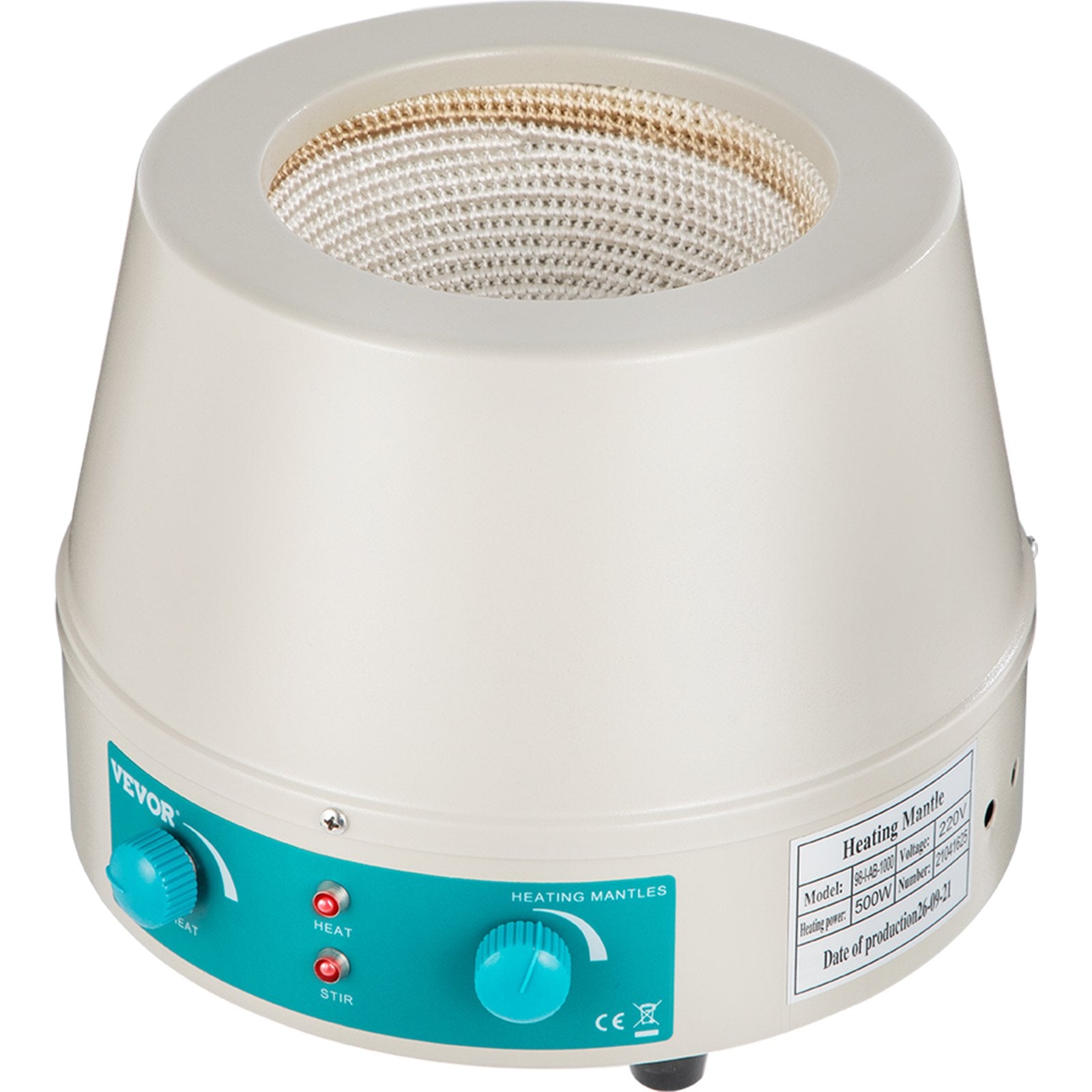 Kaitinimo mantija su magnetine maišykle VEVOR 98-2-B, 1000 ml