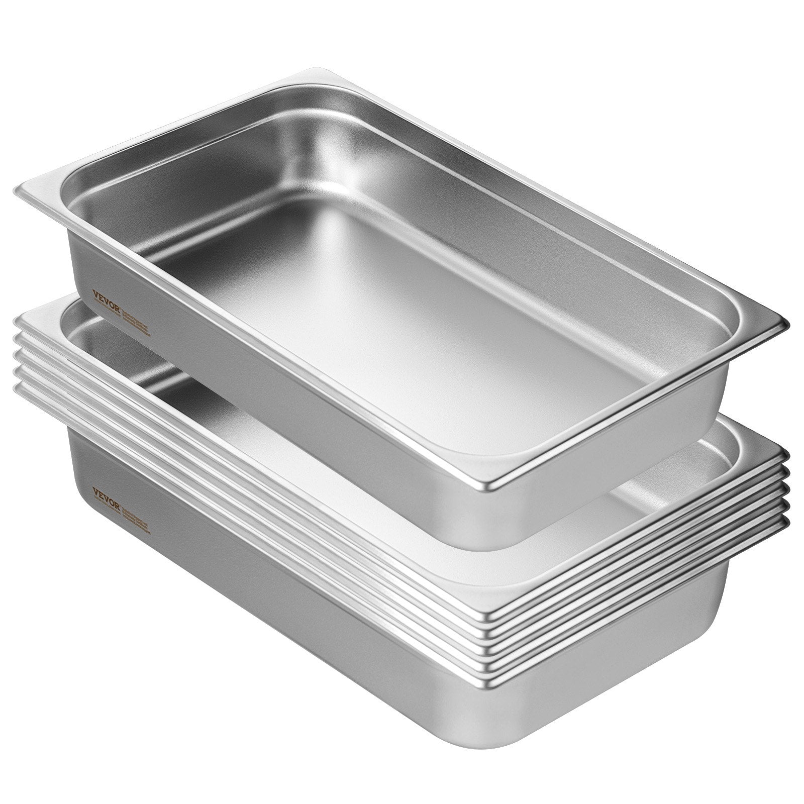 Gastronominiai indai VEVOR UCT8114-6, GN 1/1, 6 vnt.