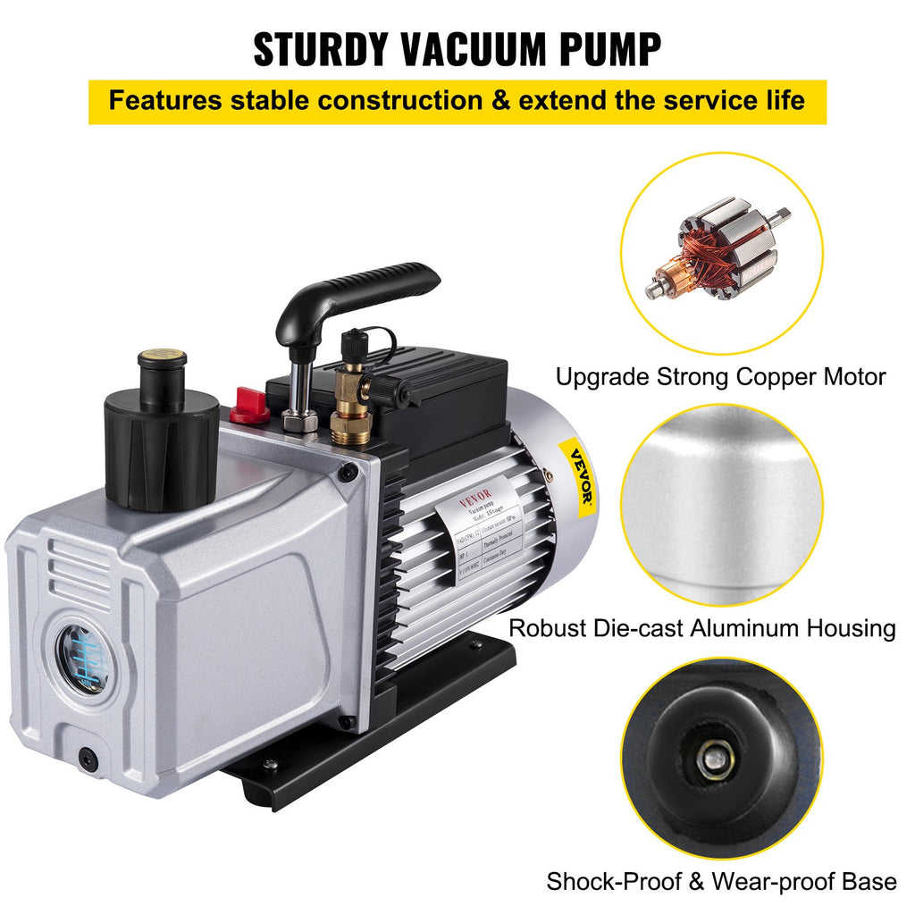 Vakuuminis siurblys VEVOR RS-6, 340 l/min