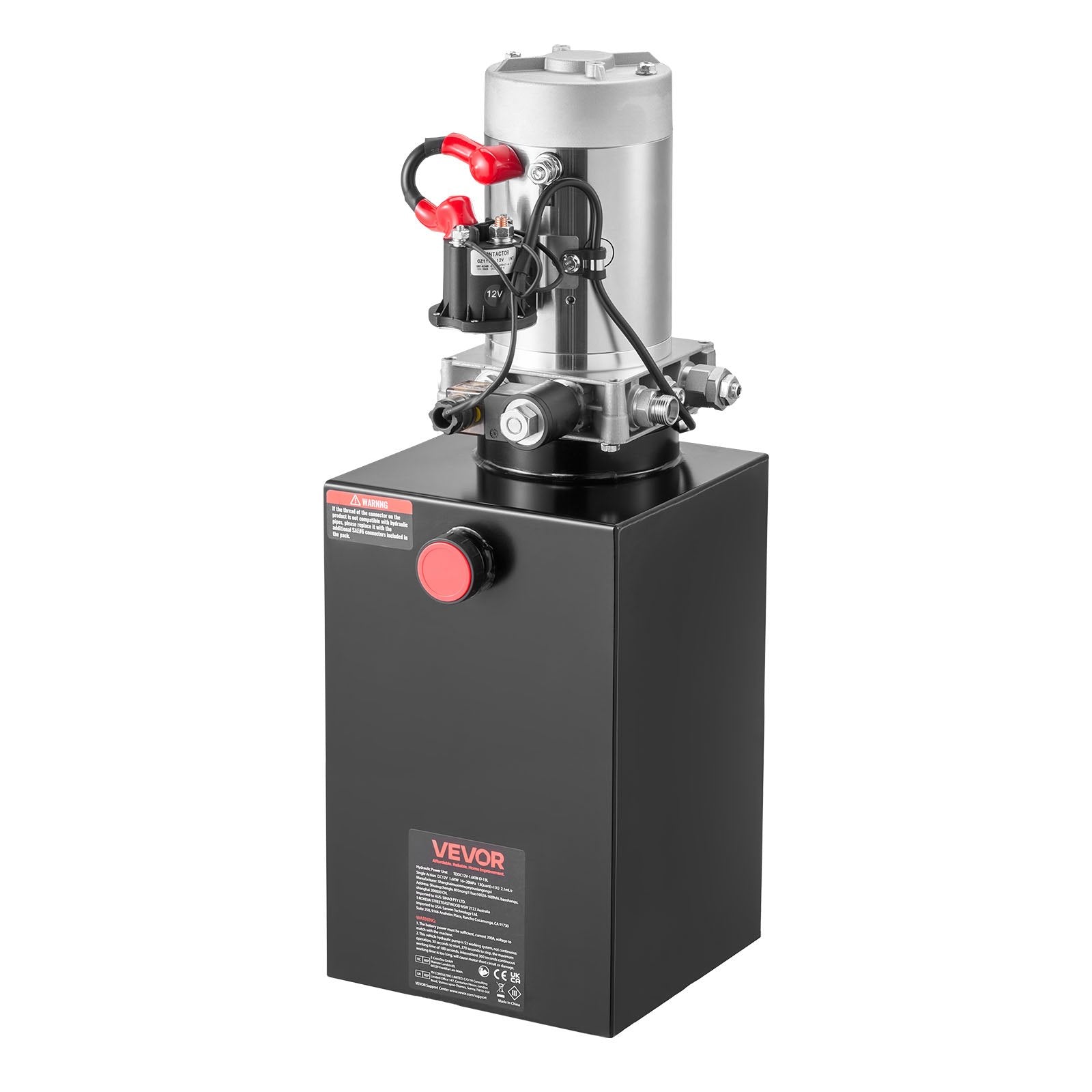 Hidraulinė stotelė VEVOR TDDC12V-1.6KW-D-15L, 15 l talpa