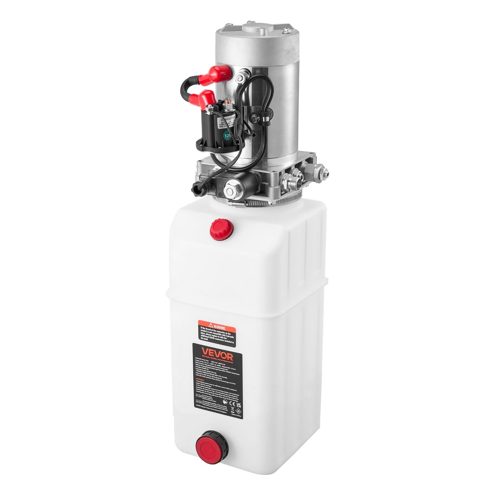 Hidraulinė stotelė VEVOR TDDC12V-1.6KW-D-6L, 12V 1.6kW