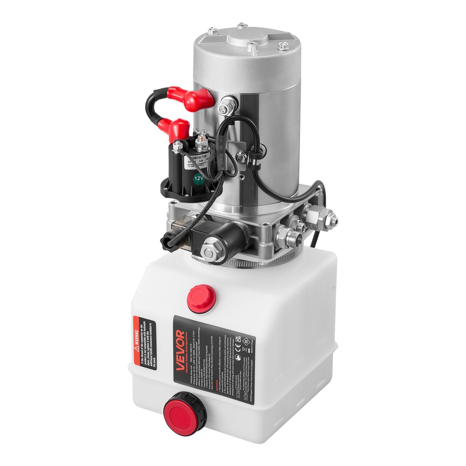 Hidraulinė stotelė VEVOR TDDC12V-1.6KW-D-4L, 4 L