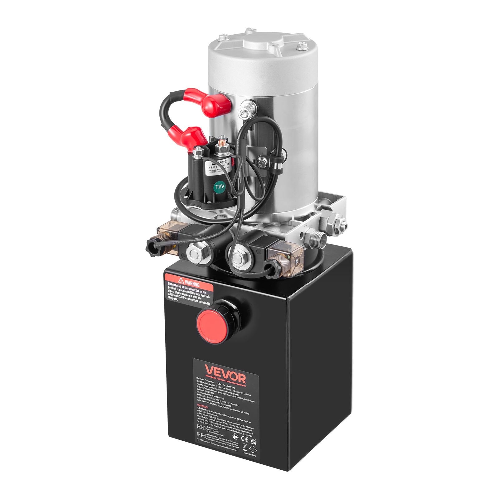 Hidraulinė stotelė VEVOR TDDC12V-1.6KW-S-4L, 4 l