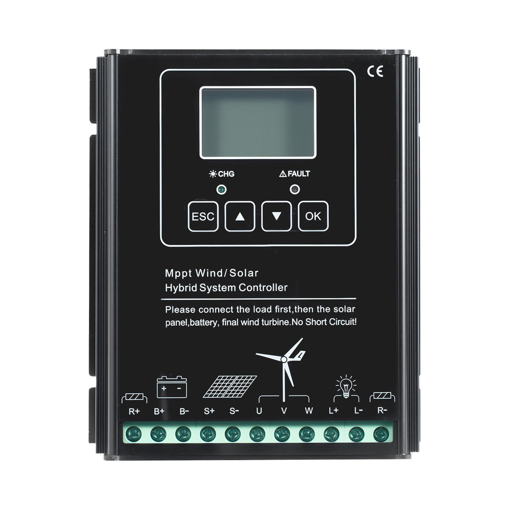 Hibridinis vėjo ir saulės energijos komplektas VEVOR 400W, 12V