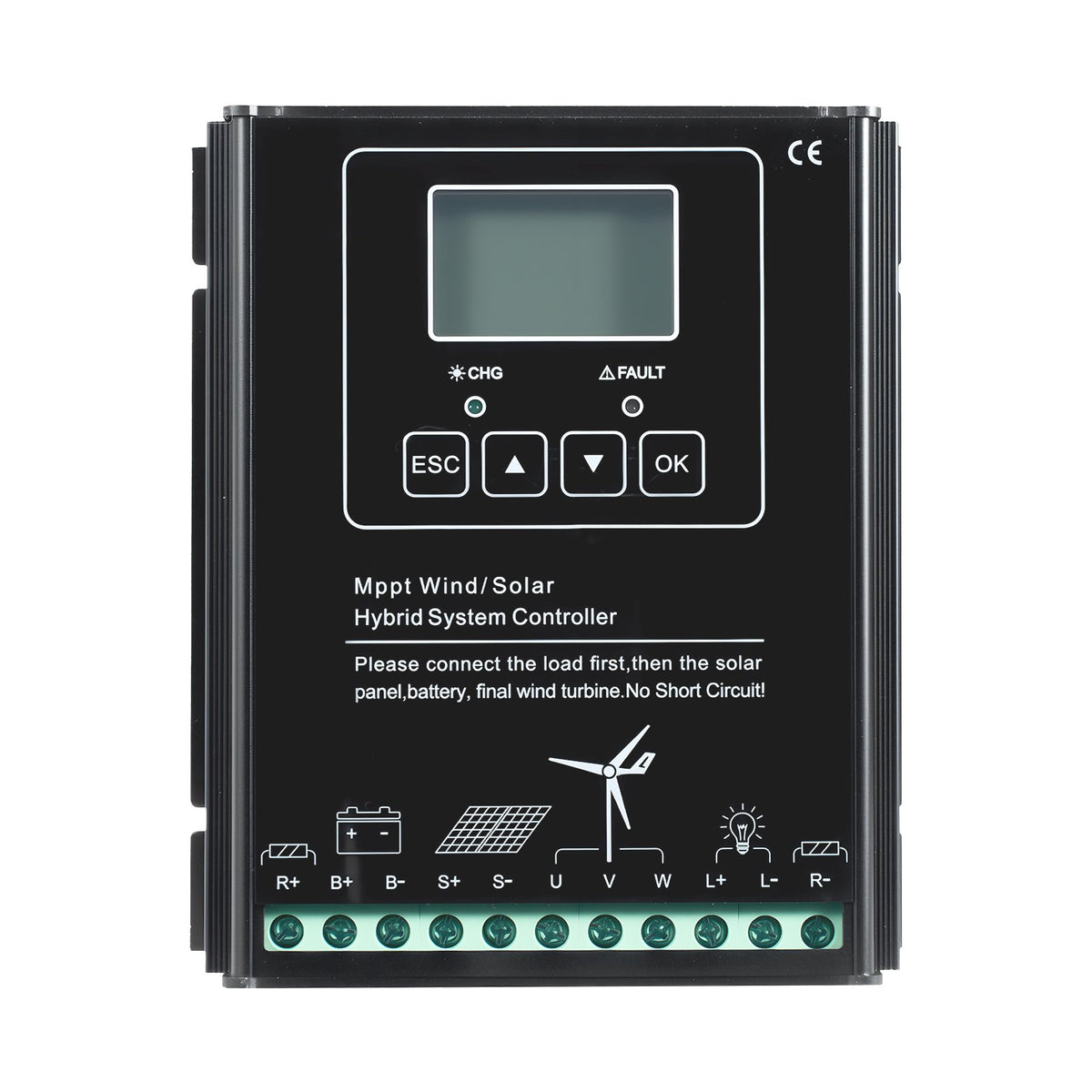 Hibridinis vėjo ir saulės energijos komplektas VEVOR 400W, 12V