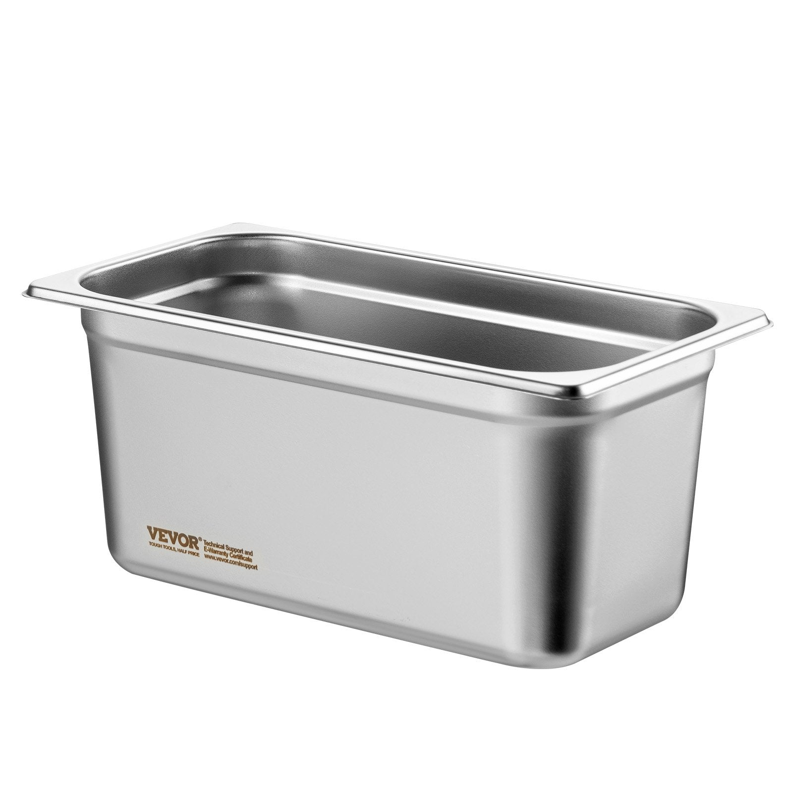 Gastronominiai indai VEVOR UCT8136L-8, GN 1/3, 150 mm gylio, 8 vnt.