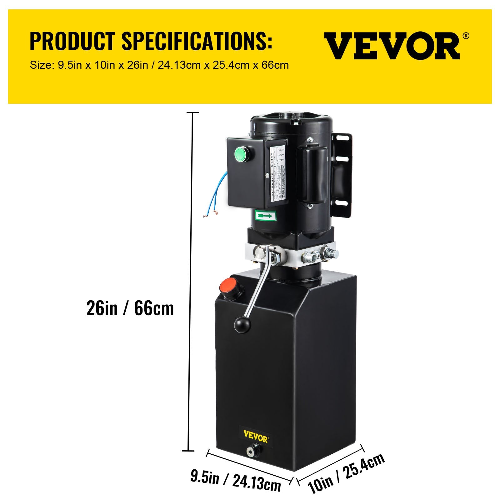 Hidraulinis siurblys VEVOR 14 Quart, 2950 PSI